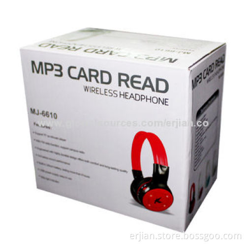 Wireless Flash MP3 Player with USB Port & FM Radio, OEM Orders Welcomed, Wired Design Also Available